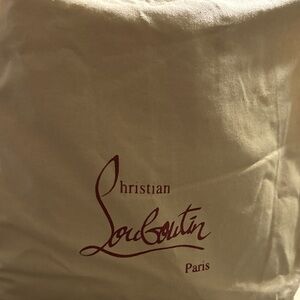 Christian Louboutin Paris Bag with Signature Red Accent